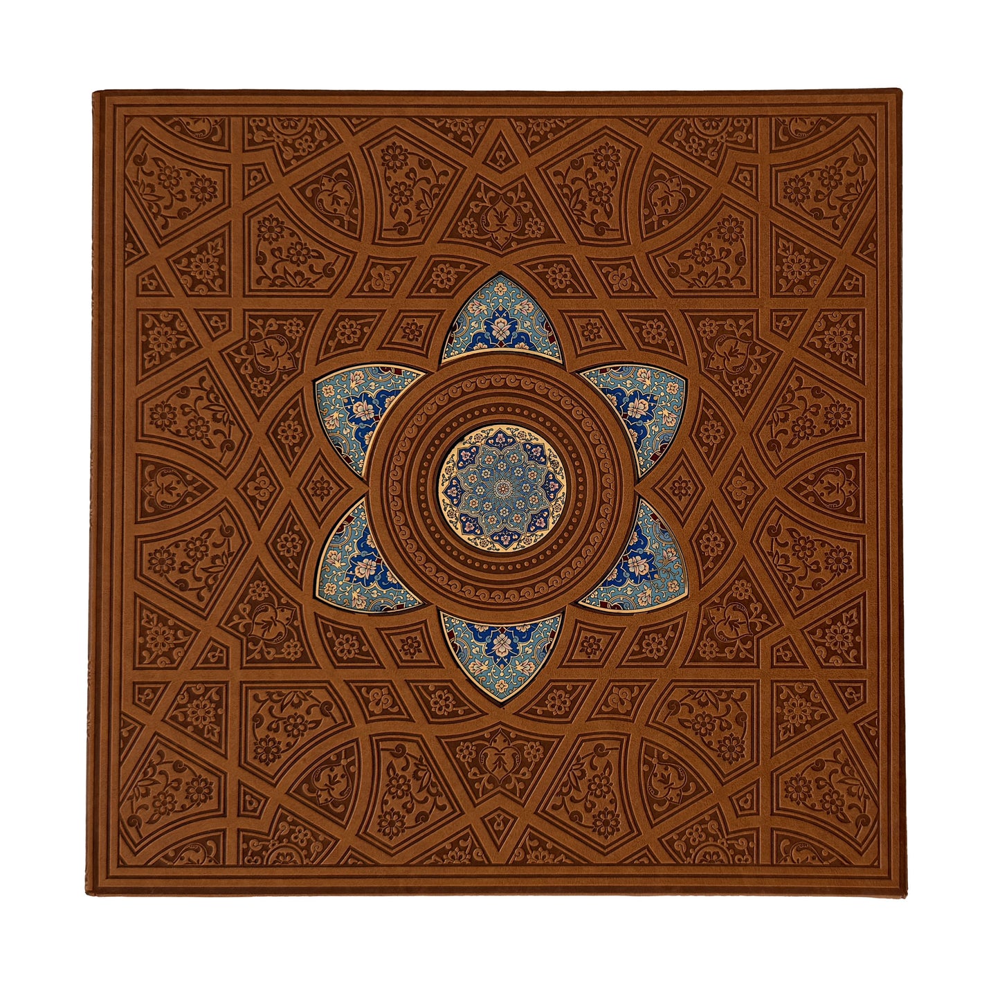 حافظ وزیری چرم با خودکار و روان نویس طرح هخامنشی - Hafez Gift Set