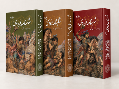 شاهنامه فردوسی سه جلدی ساسان - Shahnameh Ferdowsi-3 Vol. edition (Coming Soon)