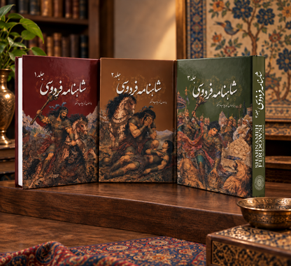 شاهنامه فردوسی سه جلدی ساسان - Shahnameh Ferdowsi-3 Vol. edition (Coming Soon)