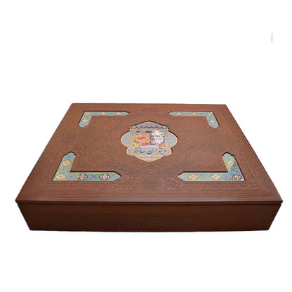 ست حافظ رحلی با دو گلدان فیروزه - Divan-e-Hafez (Royal Gift Set)