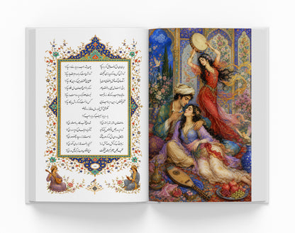 دیوان حافظ ساسان - جلد مقوایی - Divan of Hafez - Paperback