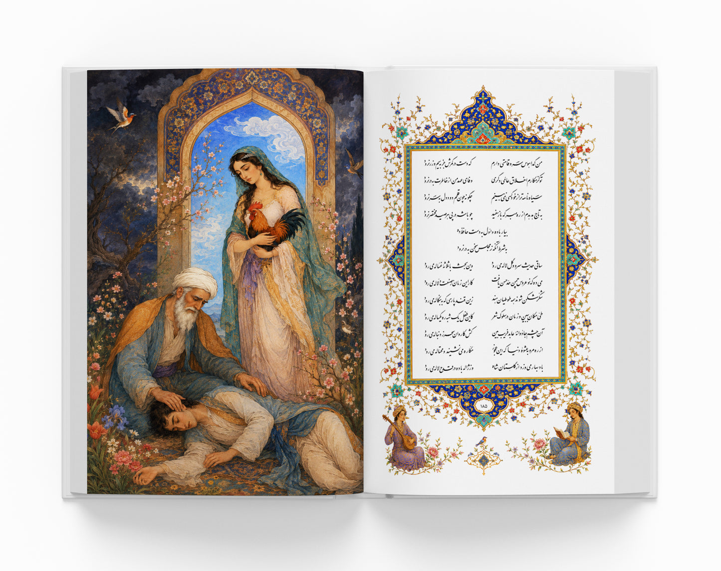 دیوان حافظ ساسان - جلد مقوایی - Divan of Hafez - Paperback