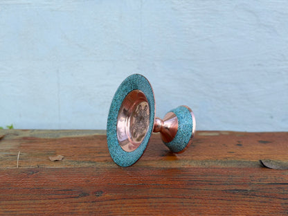 Turquoise Inlaying (FiroozehKoobi) Confectioner pedestal| شیرینی‌خوری فیروزه کوبی