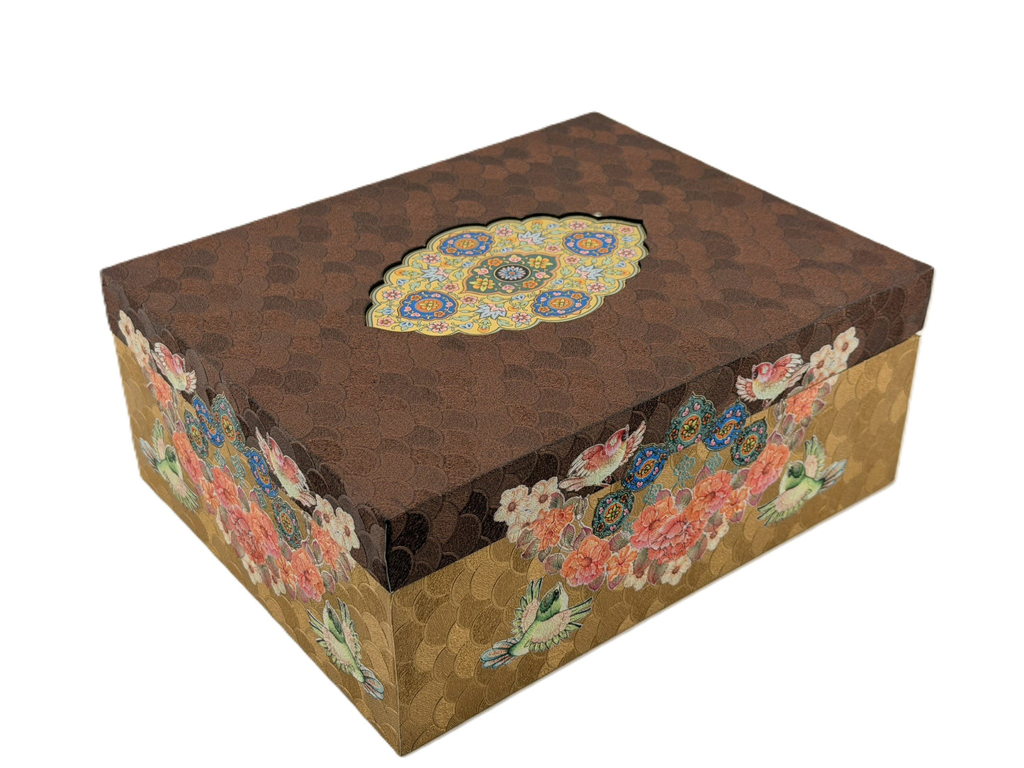 Turquoise Inlaid Copper (Firoozeh Koobi) Vase | گلدان صراحی فیروزه کوبی