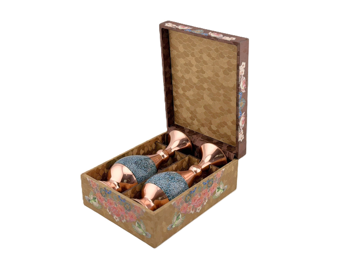 Turquoise Inlaid Copper (Firoozeh Koobi) Vase | گلدان صراحی فیروزه کوبی