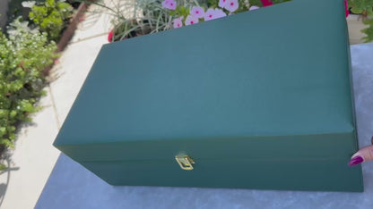 Handmade Persian Turquoise Inlaid Copper (Firoozeh Koobi) bowl gift box. A handmade decorative centerpiece, perfect for gifts or home décor.